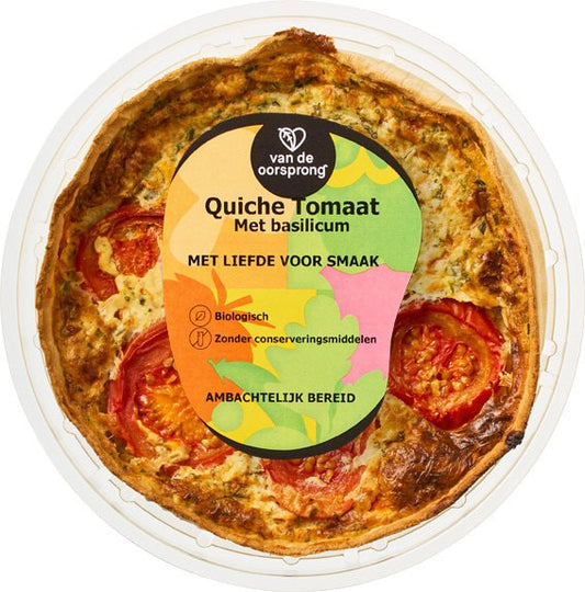 Quiche Tomaat Basilicum
