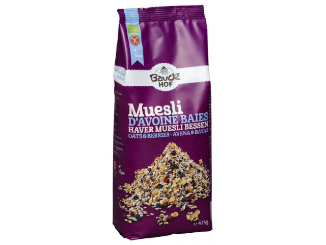 Glutenvrije Havermuesli met Bessen